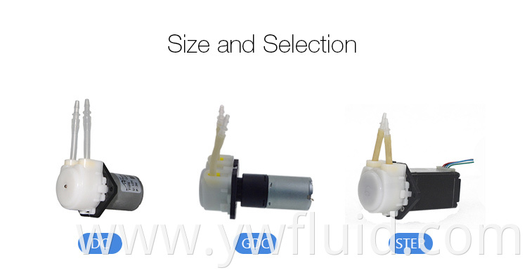 good quality Peristaltic liquid dosing Infusion dc Pump With Silicone